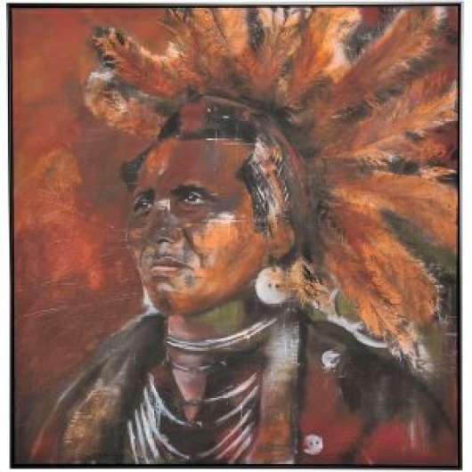 Bilde canvas Chief - 100x100 - Canvastavlor, Tavlor, Väggdekor