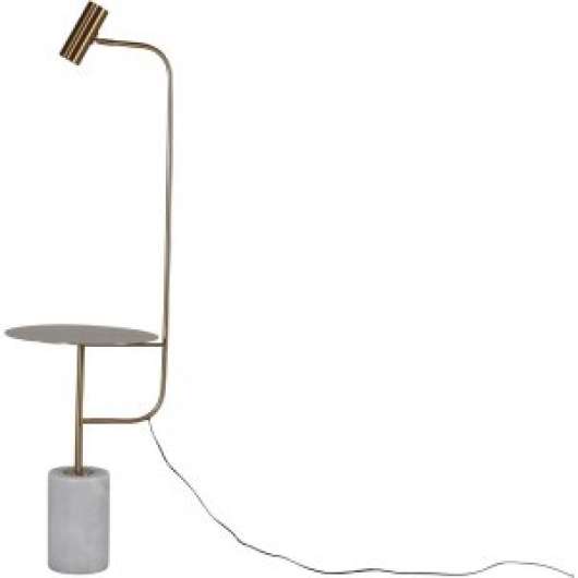 Malsta bordslampa - Vit marmor/koppar - Bordslampor