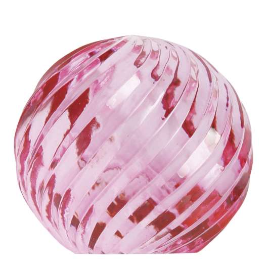 & klevering - Sphere Brevpress Glas 9 cm Rosa