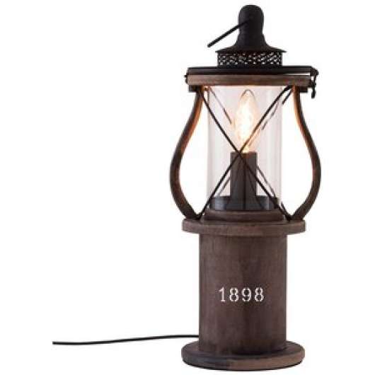 1898 bordslampa - Mörk trä