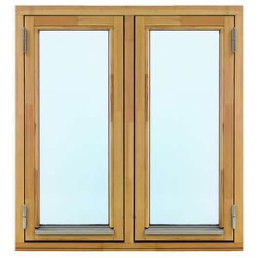 2-glasfönster Trä utåtgående - 2-Luft - Omålat - U-värde 1.3 - Klarglas