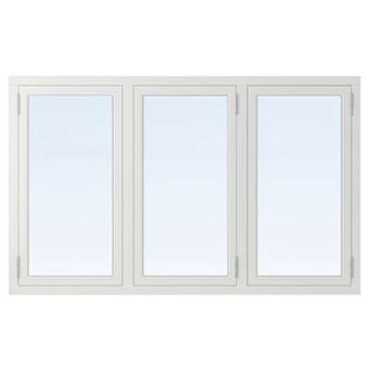 2-glasfönster Trä utåtgående - 3-Luft - Vit - Klarglas, 14x5 - Tvåglasfönster, Fönster