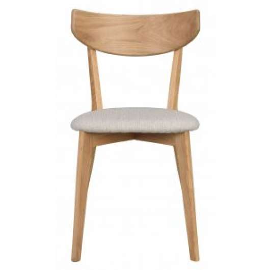 2 st Amico stol - Ek/beige - Klädda & stoppade stolar