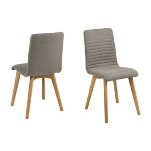2 st Arosa matstol - Ljusgrå - Klädda & stoppade stolar