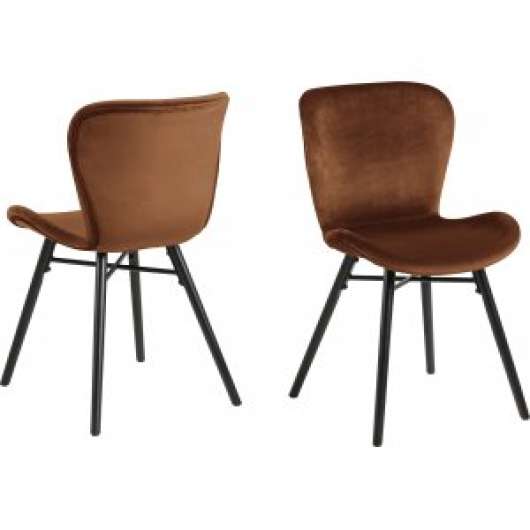 2 st Batilda matstol - Orange - Klädda & stoppade stolar