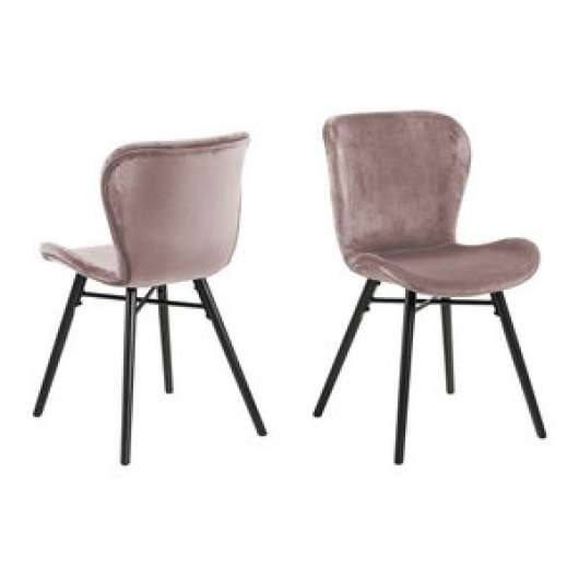 2 st Batilda matstol - Rosa - Klädda & stoppade stolar