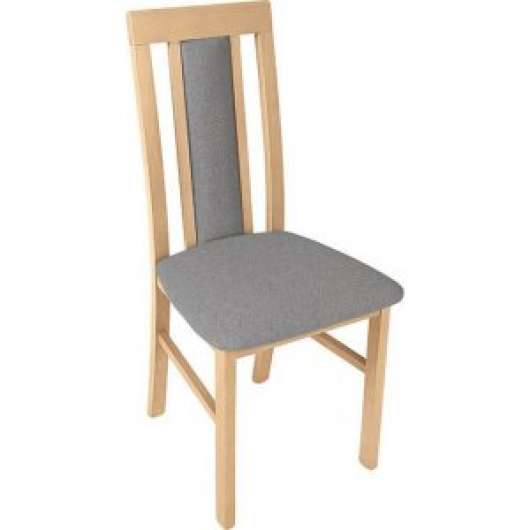 2 st Belia matstol - Grå/ek - Klädda & stoppade stolar, Matstolar & Köksstolar, Stolar