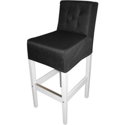 2 st Brixton barstol - Vit/svart + Möbelvårdskit för textilier - Utematstolar, Utestolar, Utemöbler