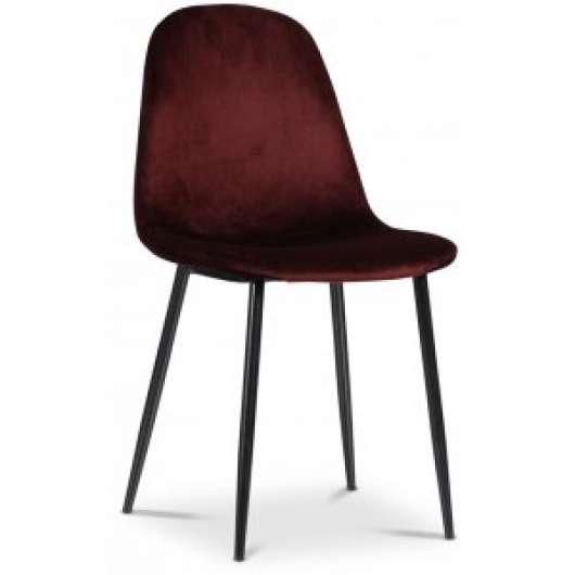 2 st Carisma stol - Bordeaux sammet - Klädda & stoppade stolar