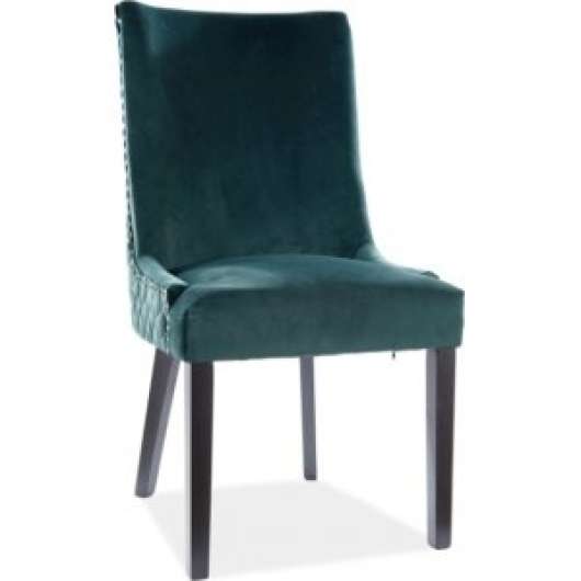 2 st Conway matstol - Grön sammet - Klädda & stoppade stolar