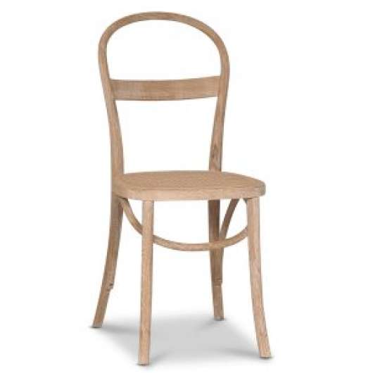 2 st Danderyd No.16 stol - Vitpigmenterad ek/rotting + Möbelvårdskit för textilier - Trästolar, Matstolar & Köksstolar, Stol