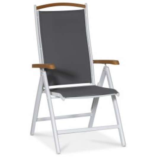 2 st Ekenäs positionsstol vit aluminium - Polywood + Möbelvårdskit för textilier - Positionsstolar