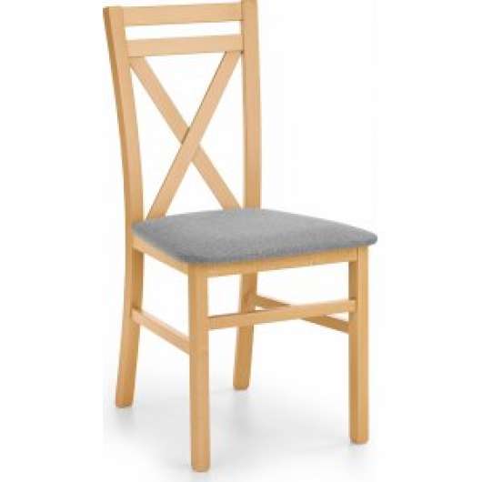2 st Ember matstol - Ek/grå - Klädda & stoppade stolar