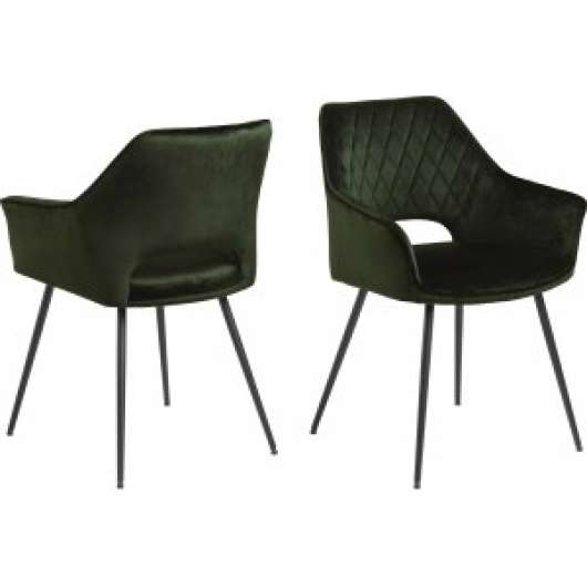 2 st Felina matstol - Olivgrön - Klädda & stoppade stolar