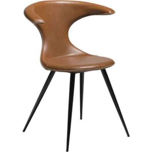 2 st Flair matstol - Vintage ljusbrun - Konstläderklädda stolar