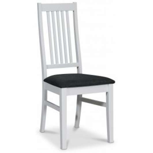 2 st Gåsö vit stol med grå sits