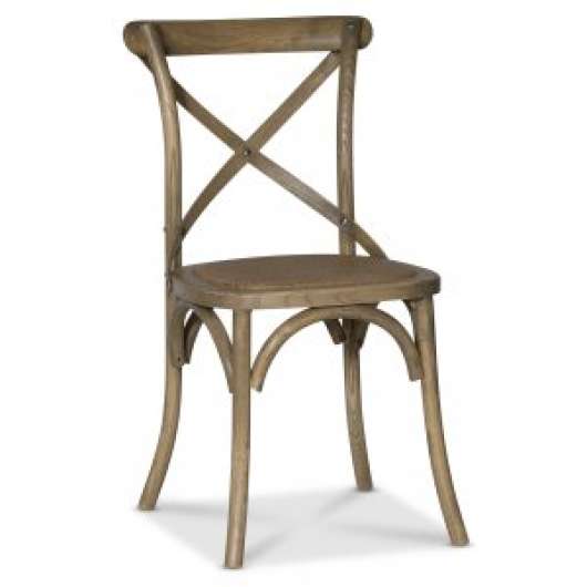 2 st Gaston vintage stol med kryss - Vintage - Trästolar
