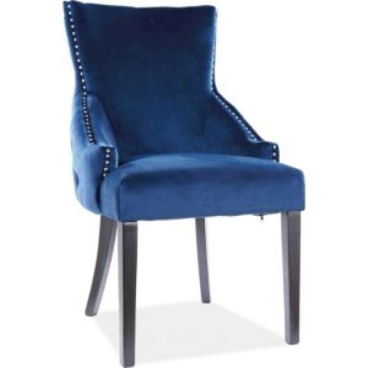 2 st George matstol - Blå sammet - Klädda & stoppade stolar, Matstolar & Köksstolar, Stolar