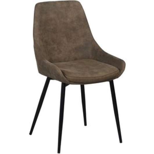 2 st Jada stol - Mullvad/svart - Klädda & stoppade stolar