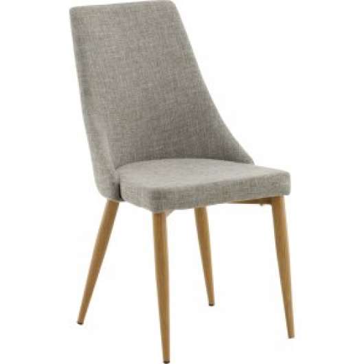2 st Laila matstol - Ljusgrå - Klädda & stoppade stolar