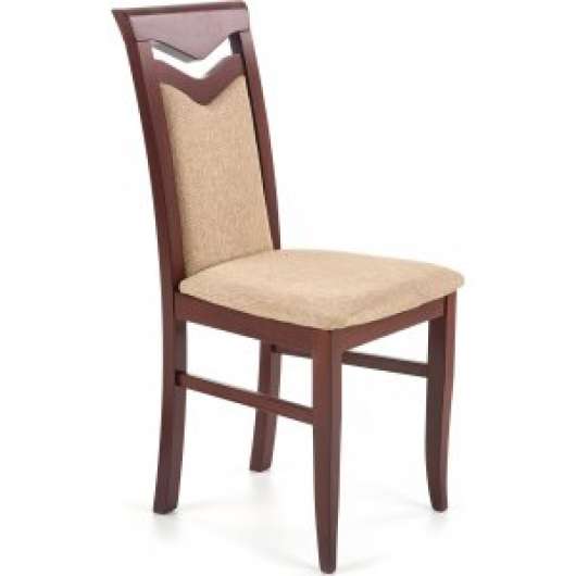 2 st Melanie matstol - Valnöt/beige - Klädda & stoppade stolar, Matstolar & Köksstolar, Stolar