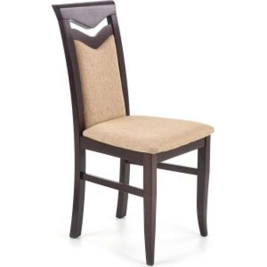 2 st Melanie matstol - Wenge/beige - Klädda & stoppade stolar