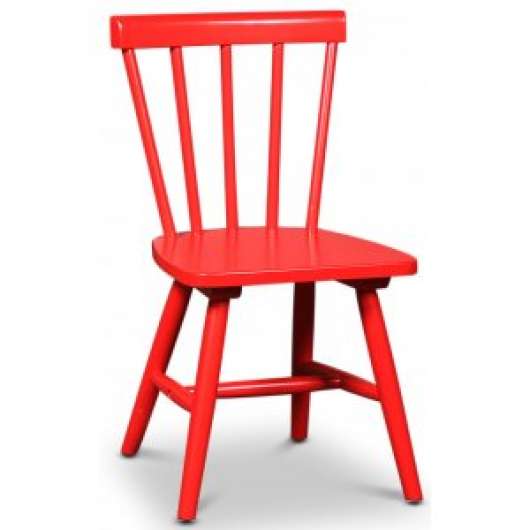 2 st Nils röd pinnstol för barn - Barnbord och stolar, Barnmöbler