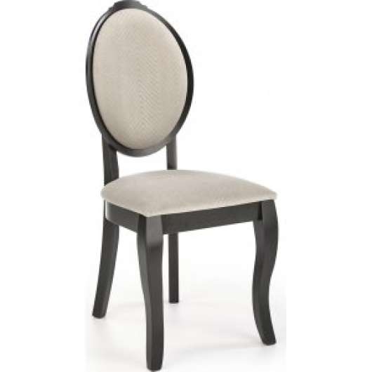 2 st Oxygen matstol - Svart/beige - Klädda & stoppade stolar, Matstolar & Köksstolar, Stolar