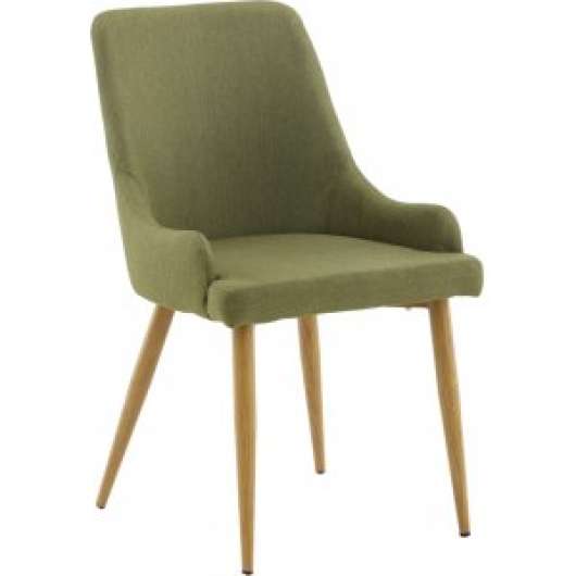 2 st Paradis matstol - Grön/ek - Klädda & stoppade stolar