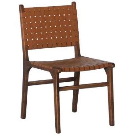 2 st Porto Bello stol - Konjak / Valnöt + Möbelvårdskit för textilier - Trästolar, Matstolar & Köksstolar, Stolar