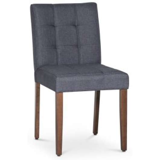2 st Saga stol - Grå/bruna ben + Möbelvårdskit för textilier - Klädda & stoppade stolar, Matstolar & Köksstolar, Stolar