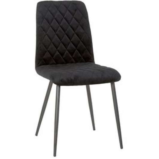 2 st Saint stol I svart sammet + Fläckborttagare för möbler - Klädda & stoppade stolar