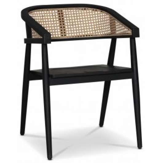 2 st Skaraborg karmstol - Svart mahogny/rotting + Fläckborttagare för möbler