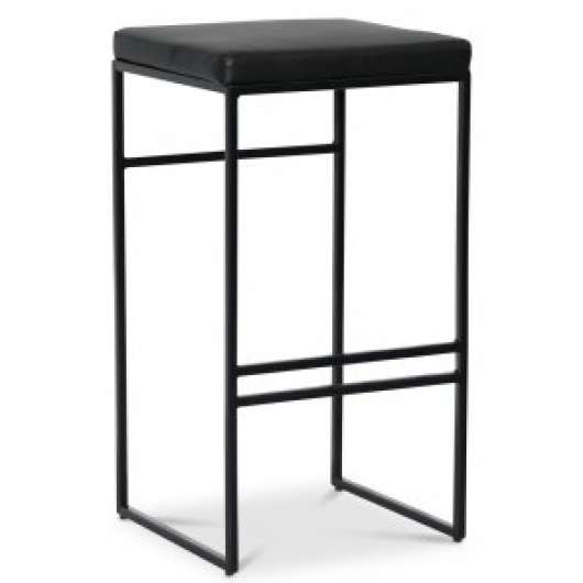 2 st Stage barstol - Svart PU / svart + Fläckborttagare för möbler - Barstolar, Stolar