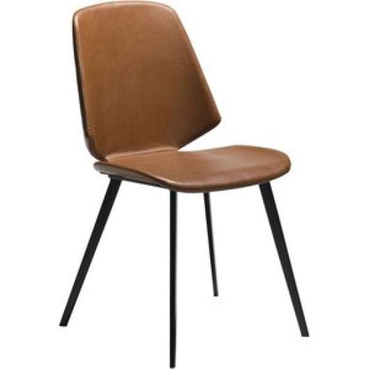 2 st Swing matstol - Vintage ljusbrun - Konstläderklädda stolar