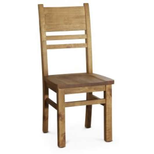 2 st Woodforge stol i återvunnet furu + Möbeltassar - Trästolar