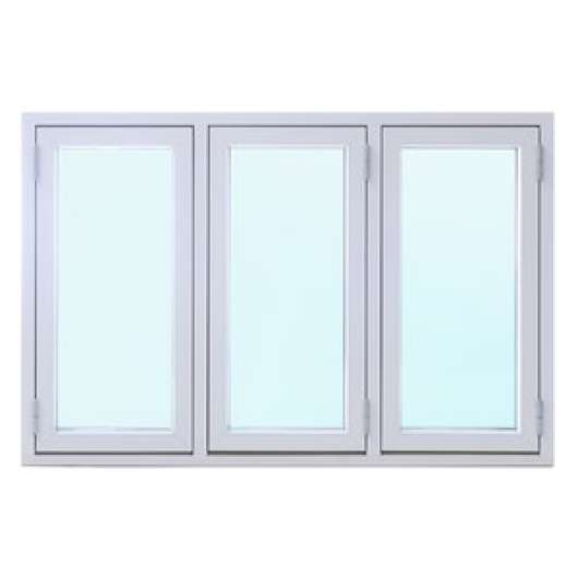 3-glas aluminiumfönster utåtgående - 3-Luft - U-värde 1,1 - Klarglas, 14x5 - Treglasfönster, Fönster