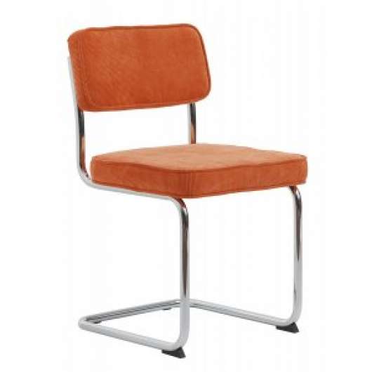 4 st Aero stol i orange manchester - Klädda & stoppade stolar