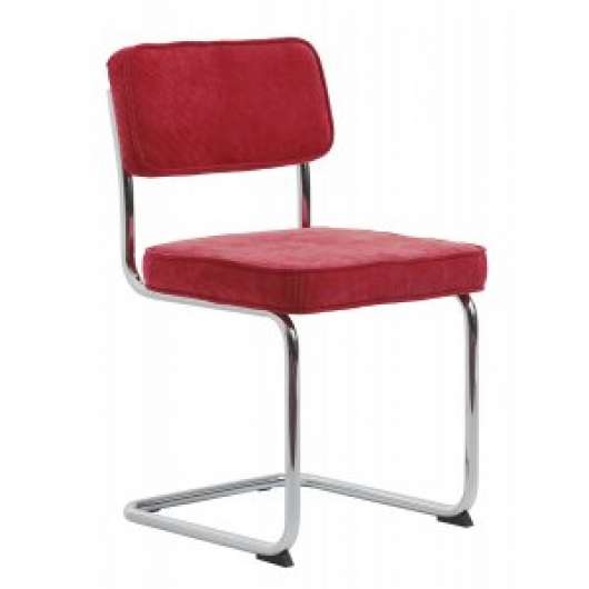 4 st Aero stol i röd manchester - Klädda & stoppade stolar, Matstolar & Köksstolar, Stolar