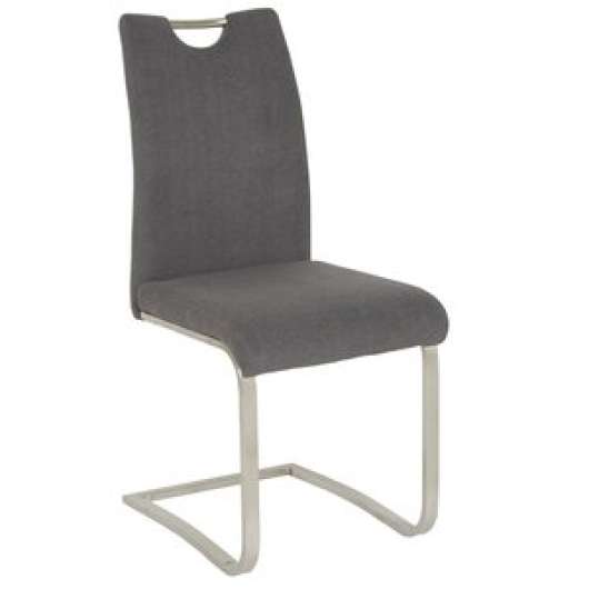 4 st Bob Steel stol - Grå/metall - Klädda & stoppade stolar, Matstolar & Köksstolar, Stolar