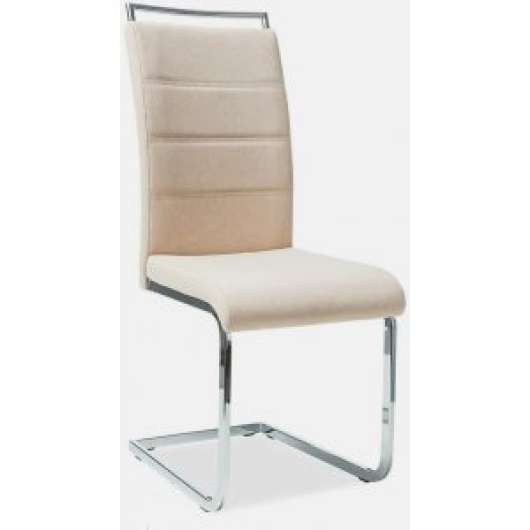4 st Cottonwood matstol - Beige/krom - Klädda & stoppade stolar