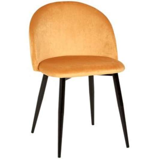 4 st Darling stol - Lejongult sammet - Klädda & stoppade stolar
