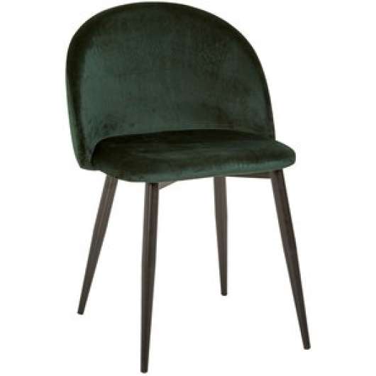 4 st Darling stol - Mörkgrön sammet + Fläckborttagare för möbler - Klädda & stoppade stolar