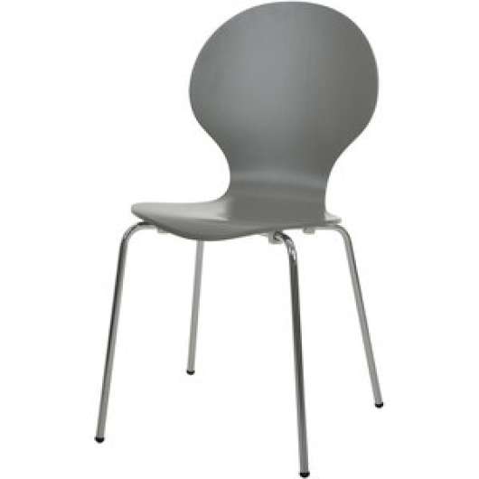 4 st Djurröd stol - Ljusgrå - Stolar med metallunderrede, Matstolar & Köksstolar, Stolar