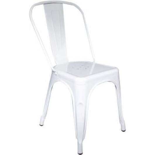 4 st Industry Ingo stapelbar stol i vit metall