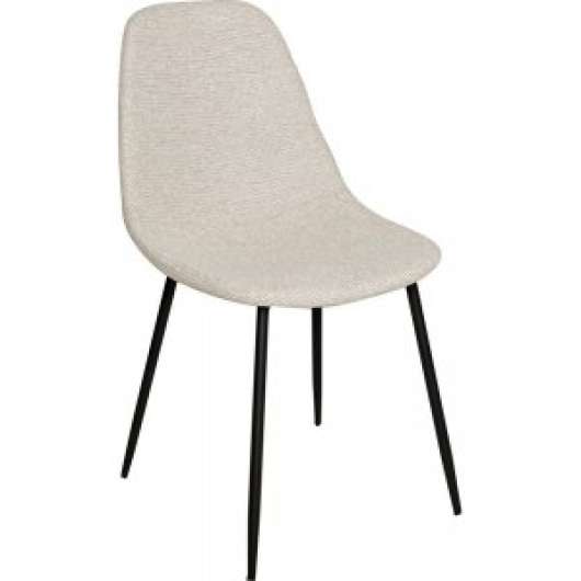 4 st Russel stol - Svart / beige - Klädda & stoppade stolar, Matstolar & Köksstolar, Stolar