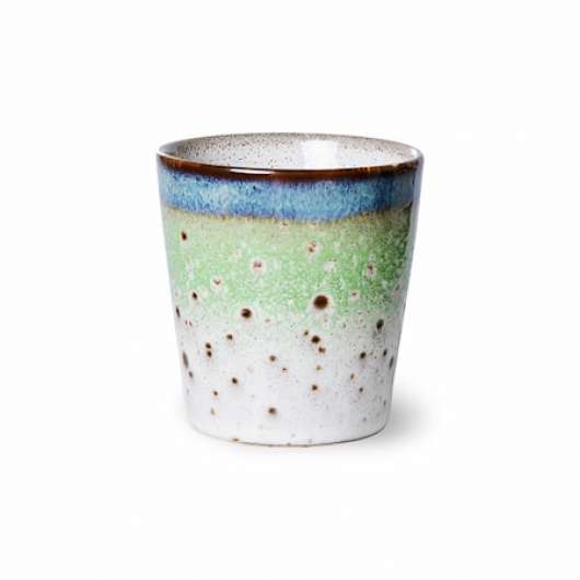 70s ceramics Kaffemugg 18 cl Ø7,5x8 cm Keramik Comet