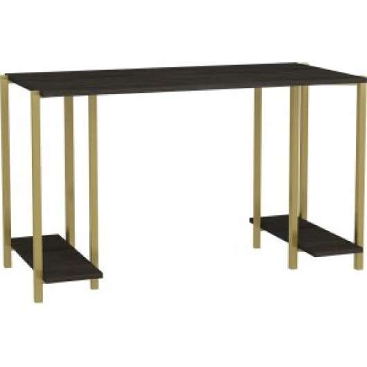 Academy skrivbord 125,2 x 60 cm - Guld/mörkgrå - Övriga kontorsbord & skrivbord, Skrivbord, Kontorsmöbler