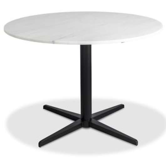 Accent matbord runt Ų110 cm - Vit marmor - Runda matbord, Matbord, Bord