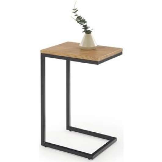 Adrianne sidobord 40 x 30 cm - Ek/svart + Fläckborttagare för möbler - Sidobord
